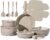 CAROTE 19pcs Pots and Pans Set Non Stick, Detachable Handle Cookware Sets | Ultra Nonstick, Space Saving, Dishwasher & Oven Safe, Non-Toxic Kitchen/Apartment/Camping/RV/ Traveling, Taupe