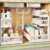 Kitstorack Under Sink Organizer, 2-Pack 3-Tier Height Adjustable Thickened Metal Pull out Cabinet Organizer Shelf, Slide out Storage Drawer Rack for Bathroom Kitchen Pantry Home Laundry Organization