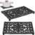 Sumnacon 2Pcs Rectangle Cast Iron Trivet – Heat Resistant Iron Trivet for Hot Dish Pot Pan Plate Teapot, Rustic Cast Iron Hot Dish Plate Holder for Kitchen Dining Table Countertop Cooktop