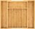 VaeFae Bamboo Drawer Organizer, Medium, Natural | Kitchen Utensil Holder, Multi-Function Drawer Storage，38 cm D x 29.2-45.7 cm W, 5-7 Slots, Natural