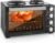 NutriChef Kitchen Convection Electric Countertop Rotisserie Toaster Oven Cooker with Food Warming Hot Plates, 30+ Quart (AZPKRTO28)