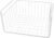 White Wire Under-Shelf Storage Basket, 11-Inch – Durable Organization Solution for Kitchen, Pantry, and Closet