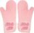 Paris Hilton Oven Mitt Set with Iconic That’s HOT Design, Heat Resistant Pot Holders Featuring Non-Slip Textured Silicone Grips, 2-Piece Set, Pink