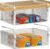AmonHouseware 2Pack Under Shelf Basket,Adjustable Hanging Holder,White | Under Cabinet Shelf Add-on, Slide-in Baskets,Storage for Laundry Room Kitchen Pantry Desk Bookshelf Counter Cupboard