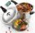 WantJoin Stainless Steel Pressure Cooker(Non-Aluminum),10 Quart Induction Compatible Pressure Cooker with Spring Valve Safeguard Devices,Compatible with Gas & Induction Cooker