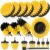 18 Pack Drill Brush Attachment Set, Power Cleaning Scrub Brushes for Drill, Extend Long Attachment, All Purpose for Car Detailing, Bathroom, Carpet, Tile Grout, Sinks, Corners