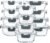 M MCIRCO 24-Piece Glass Food Storage Containers with Upgraded Snap Locking Lids,Glass Meal Prep Containers Set – Airtight Lunch Containers, Microwave, Oven, Freezer and Dishwasher | Glass Meal Prep Containers,Airtight Lunch Containers with Lids, Microwave, Oven, Freezer and Dishwasher Friendly, BPA Free