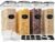 Cereal Containers Storage Set (4L / 135.2oz), 4PCS Airtight Food Storage Containers with Lids, Cereal Dispensers for Kitchen Pantry Organization and Storage with Pour Spout, 20 Labels, Marker