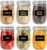 Glass Jars with Airtight Lids 34 oz 6 Pack Food Storage Pantry Round | Leak Proof,BPA-Free,Cereal Flour Sugar Rice Cookies Candy Nuts Snacks Dry Goods Storage, Pantry Organization, Pickling