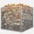 Large Compost Bin Outdoor – Metal Wire Mesh Compost Bins with Rust-Proof Coating, Easy to Assemble Square Garden Compost Bin for Yard Waste, Leaves & Kitchen Scraps 37x37x30 Inches Gray