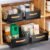 Pull out Cabinet Organizer,Heavy Duty Slide out Pantry Shelves Drawer Storage with Adhesive Nano Film,Sliding Mesh Cabinet Basket with Handle for Kitchen, Bathroom, Home, 11.8″W X 15.7″D X6.2″H,Black
