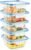 Snapware Glass Total Solutions (5-Pack, 4 Cup) Food Storage Containers Set, Airtight & Leakproof Plastic Locking BPA-Free Lids, Freezer Dishwasher Microwave Safe