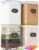 Chef’s Path Kitchen Storage Box Set of 4 Extra Large Airtight Food Storage Jars for Sugar Flour Cereal Rice – Measuring Spoons, Pen and Food Preservation Labels (5.2 L)