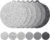 7″ Trivets for Hot Dishes, 6 Pack Trivets for Hot Pots and Pans | Cotton Hot Pads for Kitchen Counter and Countertops, Trivets for Quartz Countertops Resist heat, scratches & stains, Gray