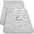 2 Pack Microfiber Dish Drying Mat,24×17″ Large Size Highly Absorbent Dish Drainer Mat,Kitchen Counter Quick Dry Pads for Under Sink,Coffee Rack(Gray)