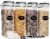 PRAKI Cereal Containers Storage Set (4L,135.2 Oz), 4PCS Airtight Food Storage Containers with Pour Spout for Kitchen & Pantry Organization Cereal Dispensers with 20 labels, Measuring Cup & Marker