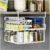 Under Shelf Basket Storage 2Pack – 12.6in Metal Under Cabinet Shelf, Hanging Wire Basket Shelves, Undershelf Storage Basket for Kitchen Pantry Bookshelf
