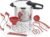 Zavor DUO 8-pc Pressure Canning Set – Pressure Cooker 10 Quart w/Complete Pressure Cooker Canning Kit, including Wide Mouth Canning Funnel, Canning Rack & 5 other Essential Canning Tools
