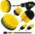 Holikme 6Pc Drill Brush Set – Soft Bristles with Extension for Home Clean | 5 Head Sizes, Yellow Nylon Fibers, Power Scrubber Attachments for Tile, Tub, Shower, Floors, Kitchen and Auto Interior Care