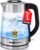 MUELLER HOME Rapid Boil Electric Tea Kettle 1.8L, BPA-Free Hot Water Boiler | Borosilicate Glass & Stainless Steel, LED Light, Auto Shut-Off, Boil Dry Protection Fast Water Heater, Kitchen Appliances