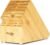 Shenzhen Knives 20 Slot Bamboo Countertop Knife Block – Large, 8×5.25×11 | Solid Wood Core, Bamboo Veneer, 20 Knife Slots, Large 8×5.25×11 Inch, Universal Fit, Countertop Storage