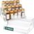 Oizeir Clear Acrylic 3-Tier Spice Rack, Cabinet Pantry Organizer | Clear Acrylic Spice Rack Organizer, 3 Tiers, Deep Shelf, for Cabinet Pantry Countertop, Seasoning Condiment Storage