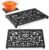 Yopay 2 Pack Cast Iron Trivet for Hot Pots and Pans, Heat Resident Rectangle Trivet Stands Holders for Wood Stove Skillet Plate Kitchen Countertop Cooktop, 9.8 x 6.7in Farmhouse Decoration