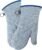 Yarn Dyed Oven Mitts 1 Pair， 100% Cotton Heat Resistant 470 Degree | Oven Gloves for Men Women Cooking Baking Barbecue BBQ Microwave Crafting Machine Washable Pot Holders Mittens (blue2)