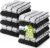 Utopia Towels Kitchen Towels 12 Pack 15×25 Inch Ring Spun Cotton Black | Super Soft, Absorbent, Tea and Bar Towel Set, Linen Dish Towels, Multipurpose Kitchen Use