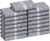 Zeppoli Classic Kitchen Towels – 15 Pack 100% Natural Cotton Towel Set, Reusable Wash Cloths, Absorbent Dish Towels, Machine Washable Hand Towels, Kitchen Essentials – 14” by 25” – Black