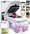 Fullstar Pro XL Vegetable Chopper & Mandoline Slicer w Pull-Out Catch Tray | 4 in 1 Veggie, Onion & Fruit Slicer, Dicer & Grater with Sharp Stainless Steel Blades – XL Food Prep Set (White)