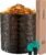 VIVOSUN 220 Gallon Outdoor Compost Bin, Expandable Composter | Easy to Setup & Large Capacity for Backyard, Lawn (Black with Gloves)