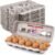 MT Products Blank Natural Pulp Egg Cartons Holds Up to Twelve Eggs – 1 Dozen – Strong Sturdy Egg Crate Cardboard Material Perfect For Storing Extra Eggs (25 Pieces) – Made in the USA