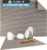 Drymate Jumbo XL Dish Drying Mat (19”x24”), Low-Profile, Super Absorbent, Quick Dry Fabric, Waterproof & Slip-Resistant, for Kitchen Counter, Trimmable, Easy to Clean (USA Made)(Taupe)