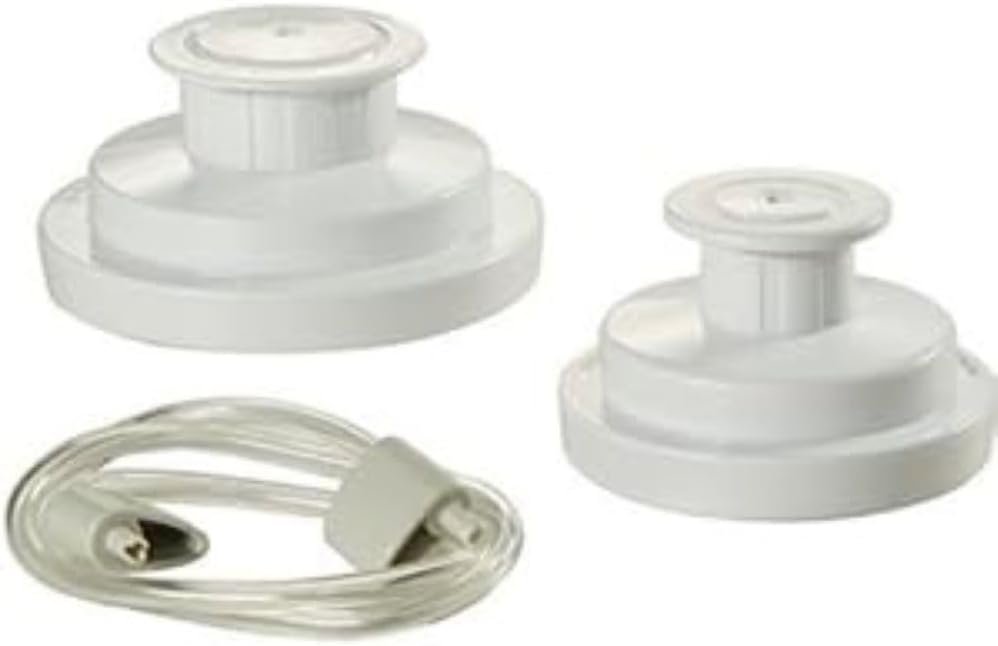 FoodSaver Plastic Jar Sealer for Vacuum Sealer Food Storage with Accessory Hose for Regular and Wide Mouth Mason Jars