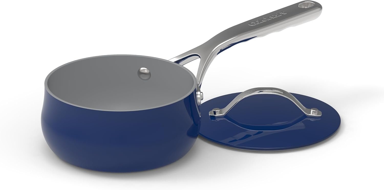 Cuisinart Culinary Collection Nonstick 1 Qt. Saucepan + Cover, Sapphire