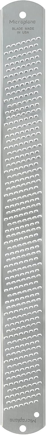 Microplane All-Stainless Steel Lemon Zester Tool, Blade made in the USA