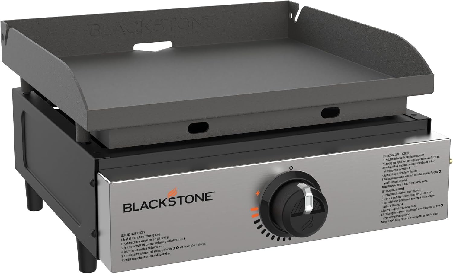 Blackstone 1971 Original 17″ Omnivore Tabletop Griddle, Black